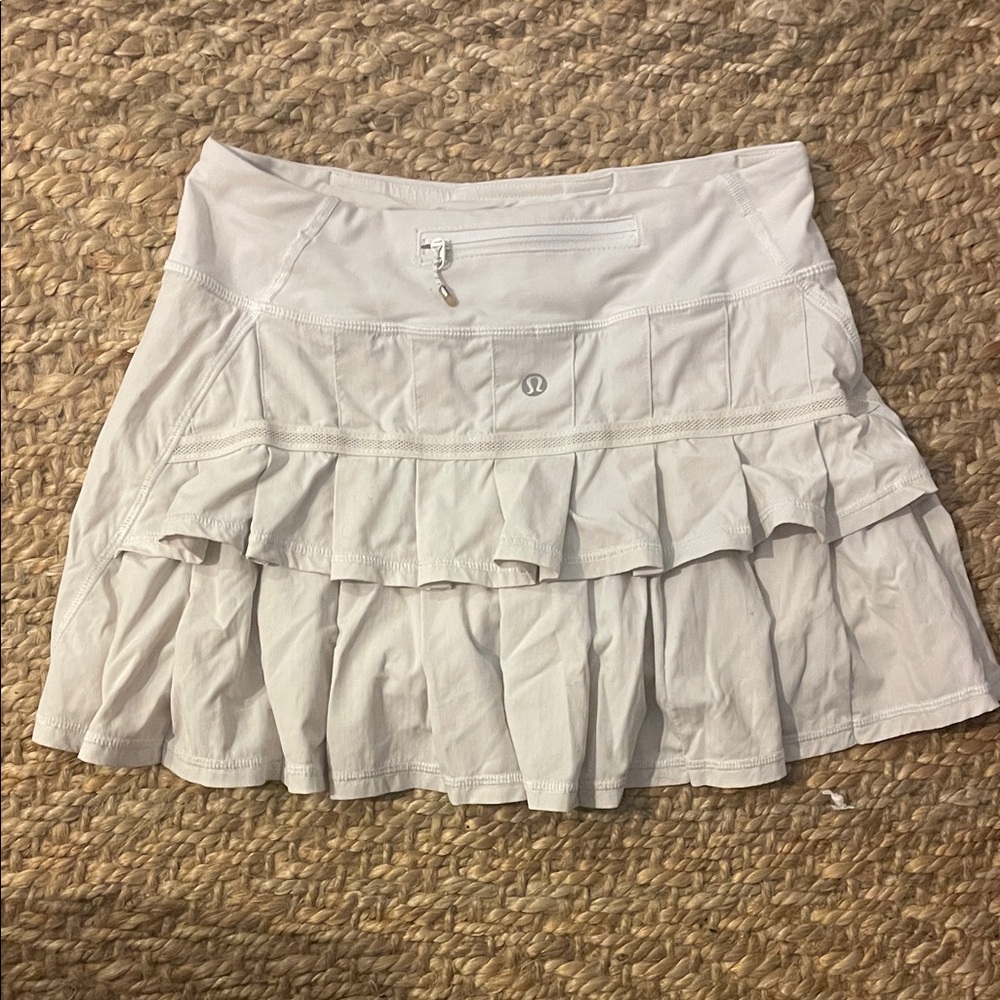 Lululemon Pace Setter White Skirt